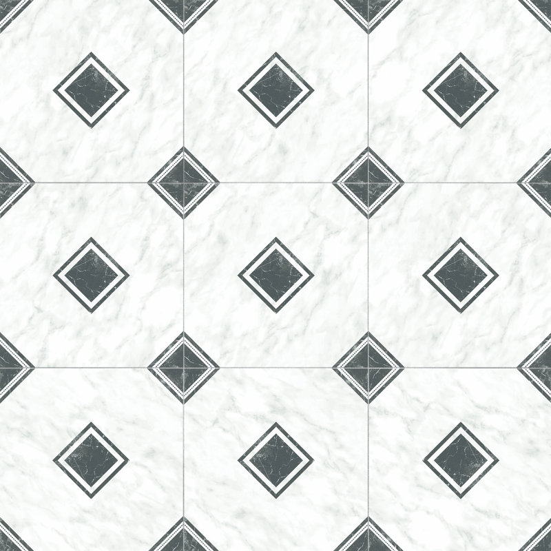 Meraye 17-5/8 In. X 17-5/8 In. Ceramic Floor And Wall Tile