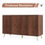 Commode double 6 tiroirs avec pieds en métal Trenasia-631501930