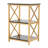 Metal and Reclaimed Wood 3-Tier Side Wood