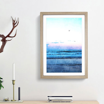 Seagulls Flying High - Framed Print