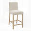 Ensemble de table 5 pièces à hauteur de comptoir avec 4 chaises, parfait pour les espaces compacts et les repas élégants dans la cuisine ou la salle à manger