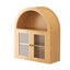 Armoire murale de salle de bain arquée, armoire de rangement avec tablettes réglables pour la cuisine
