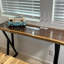 86.4cm Solid Wood Top Console Table