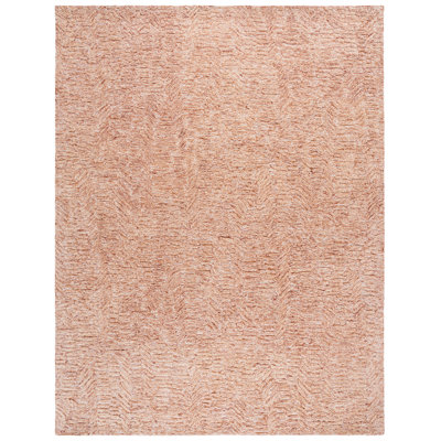 Wendelina Pine Hand Tufted Wool & Cotton Abstract Rug