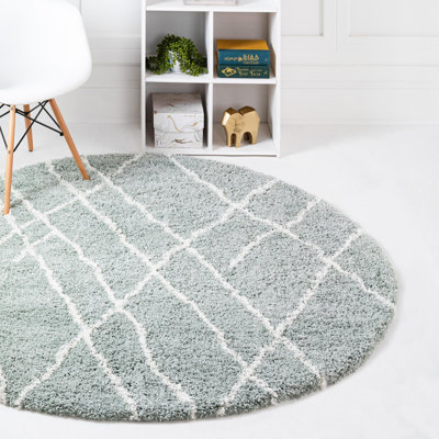 Tapis abstrait en polypropylène tissé à la machine Lorelee