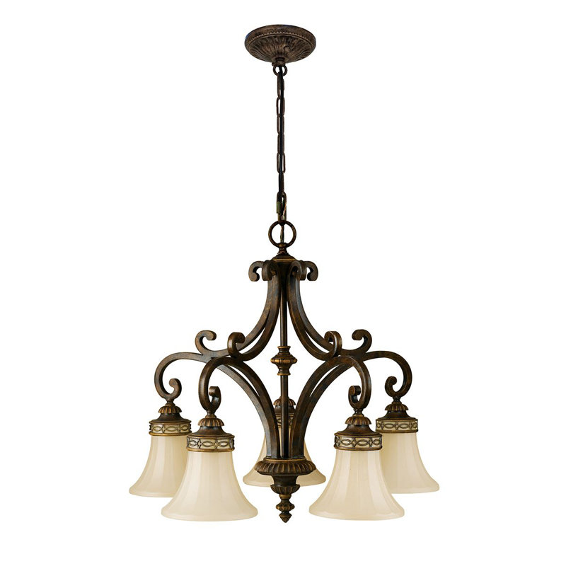 Pritzker 5 - Light Shaded Chandelier