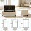 Banc de rangement moderne avec repose-pieds