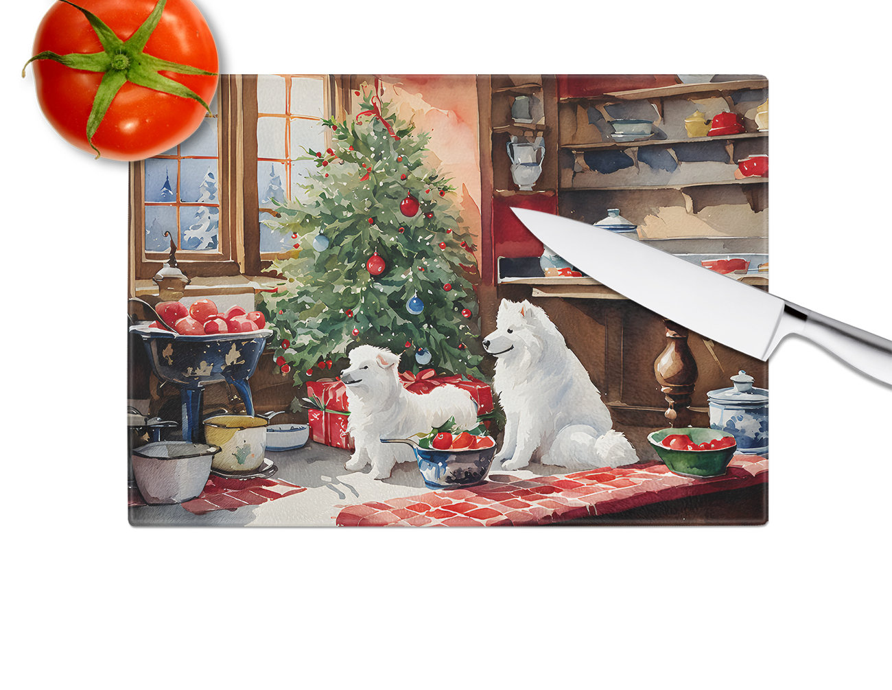 https://assets.wfcdn.com/im/40558373/compr-r85/2617/261749697/samoyed-christmas-cookies-glass-cutting-board.jpg