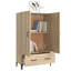 Jeromie Highboard 70x31x115 cm Engineered Wood-779955467