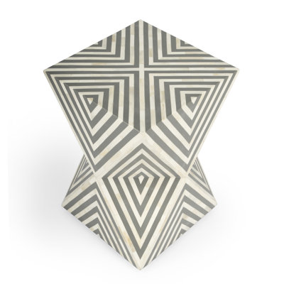 Anais Bone Inlay Side Table