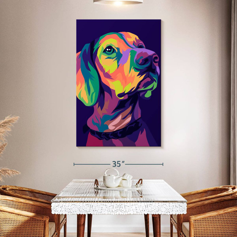 Brampt Labrador Pop, 51" H x 34" W