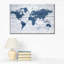 «Wooden World Map III», reproduction sur toile-307068707