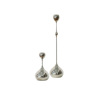 13.78'' H Metal Tabletop Candlestick
