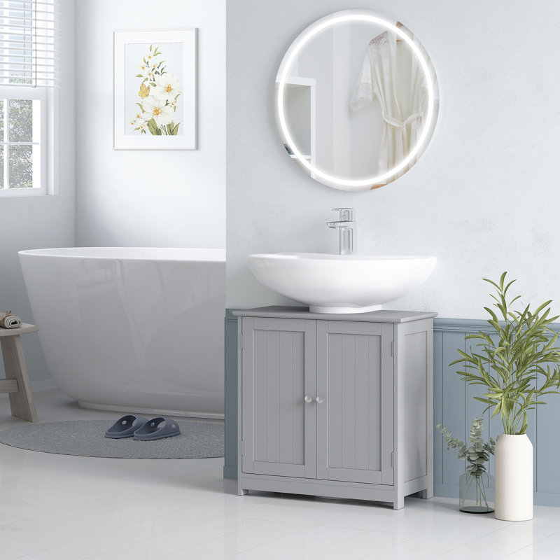 Freestanding Under Sink Cabinet, Grey