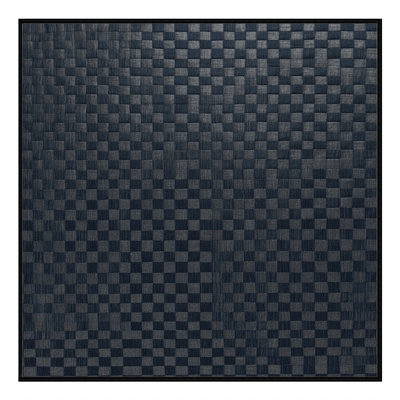 Tapis botanique brun lavable à la machine