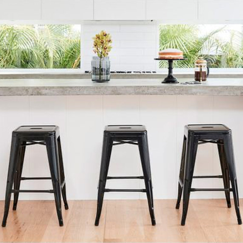 Stool, Counter Stool (26" Seat Height), Black