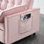 Lit réglable à l'arrière en rose - Convient à tout décor de style moderne.
