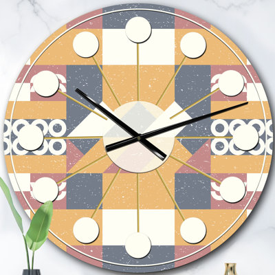 Horloge murale rétro Mid-Century