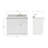 Hamlet 43 " W Freestanding Standard Free Standing 1 Single Vanity Bathroom Vanity With Carrara Marble Top-70315850