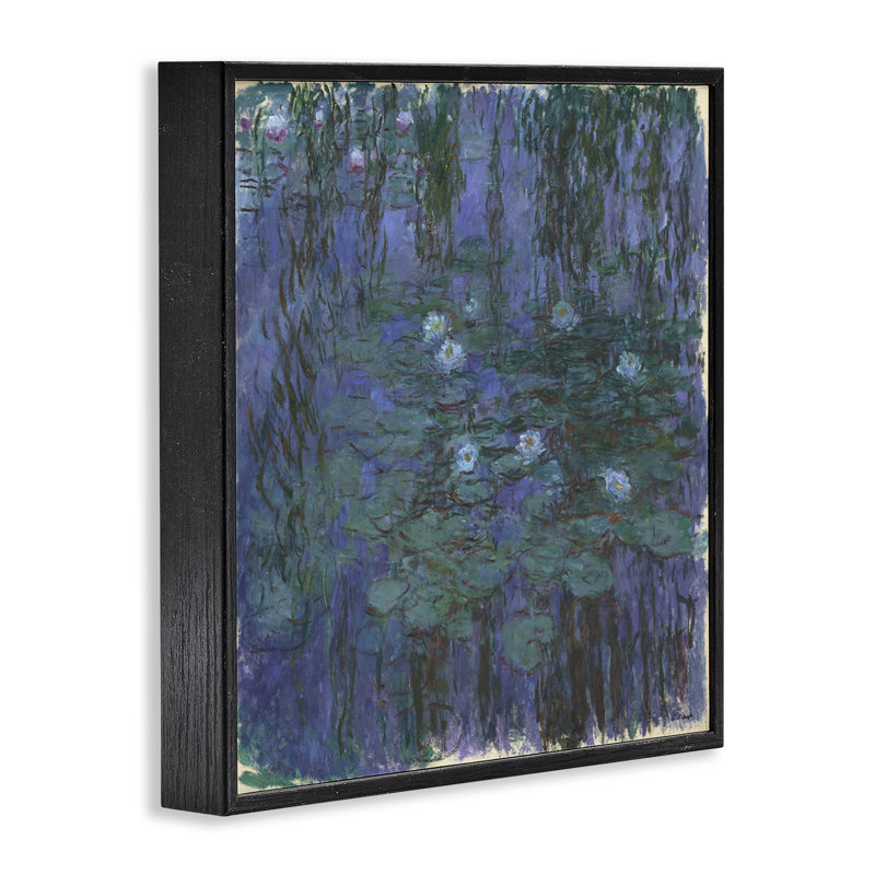 Art classique, giclée encadrée par Mon1000paintings, H 12 po x l 12 po, Giclée encadrée noir minuit