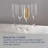 Mikasa Upton Flute Glasses, Set Of 4, 8 Ounce