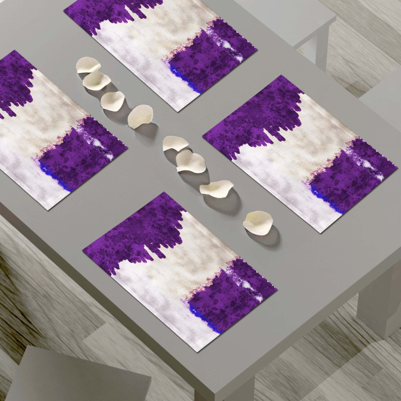 Napperon abstrait en polyester