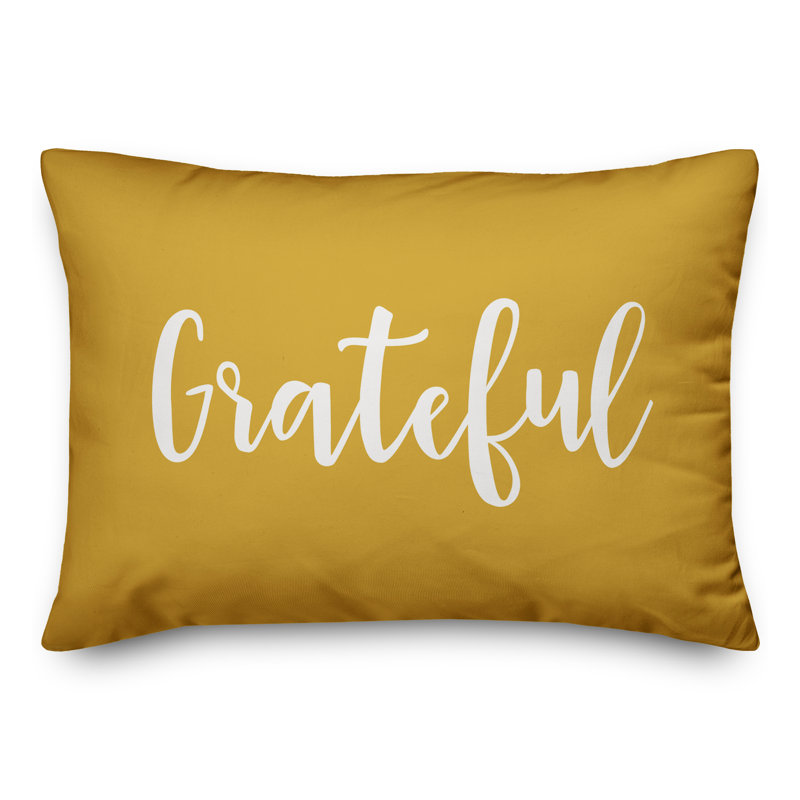  Coussin lombaire Grateful, Moutarde