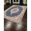 Oriental Area Rug in Stonewash Blue