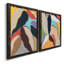 Botanical Revisit I - Ensemble de 2 peintures sur toile encadrées-1448799672-1448799665