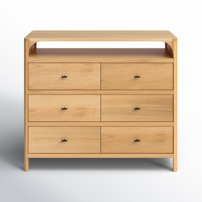 Kaela 44.9 " Oak Double Dresser
