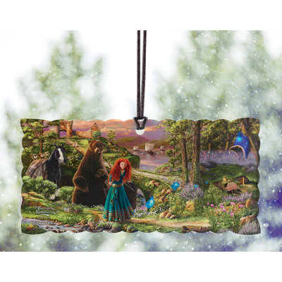 Disney (Mickey And Minnie Trimming The Tree) Shaped Acrylic Print