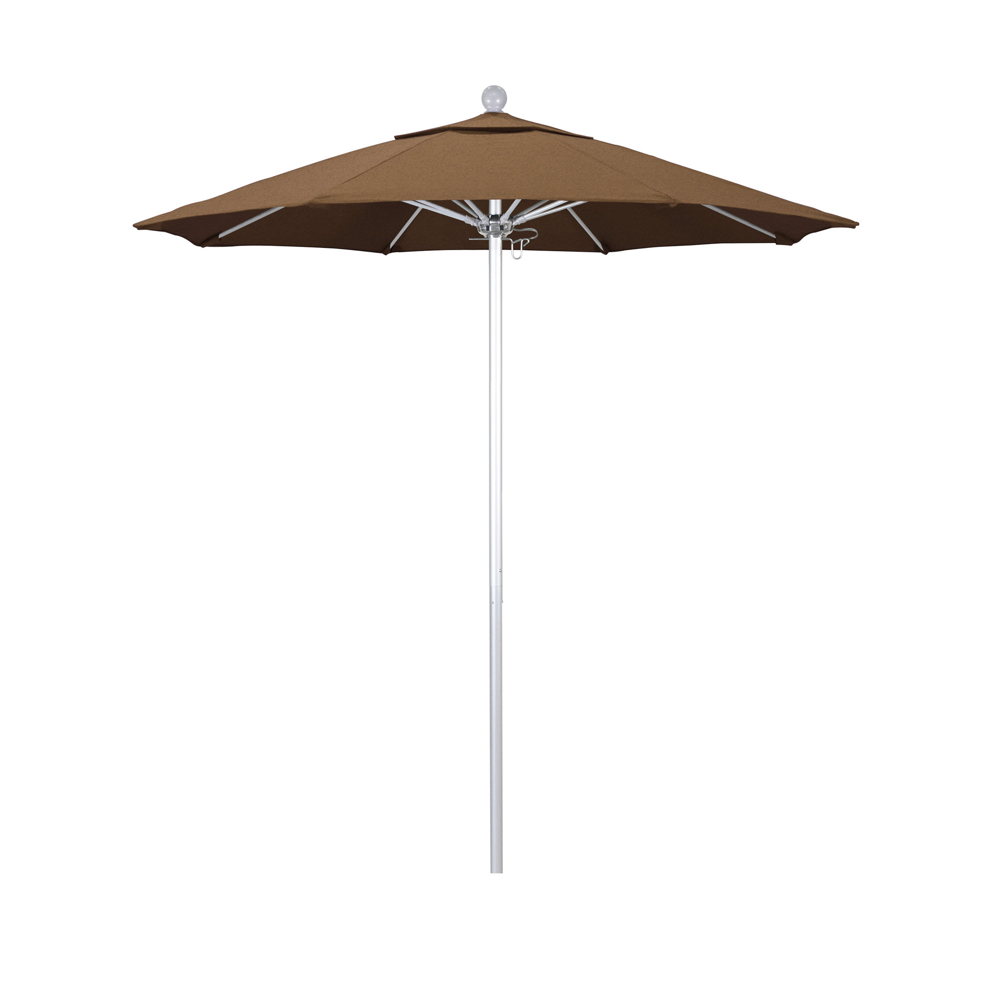 Hibo 90'' Sunbrella® Outdoor Umbrella, Heather Teak Sunbrella®