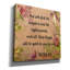  «Floral Bible Verse A» par Jean Plout, art mural sur toile, 18 po x 18 po-870235854