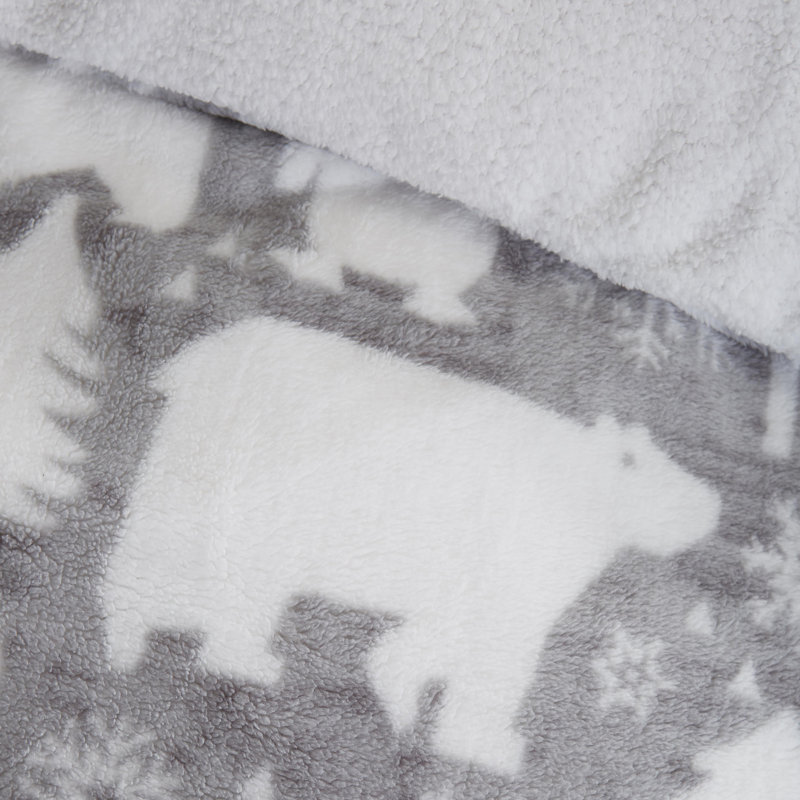 Artic Animals Animal Print Duvet Cover Set with Pillowcases, Single - 1 Standard Pillowcase