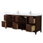 Palmilla 84" Freestanding Double Bathroom Vanity with Cultured Marble Top-955220821-955220820