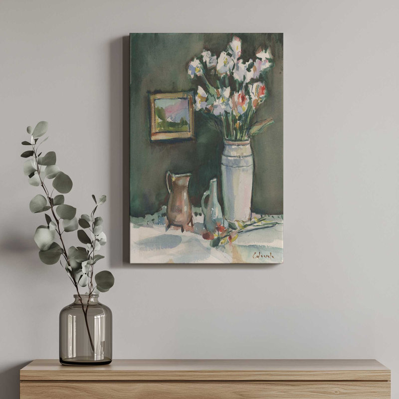 «Studio Still Life» par Stephen Calcasola, reproduction d'art sur toile, H 30 po x l 20 po