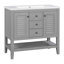 Meuble-lavabo 36 po avec deux armoires-381109053