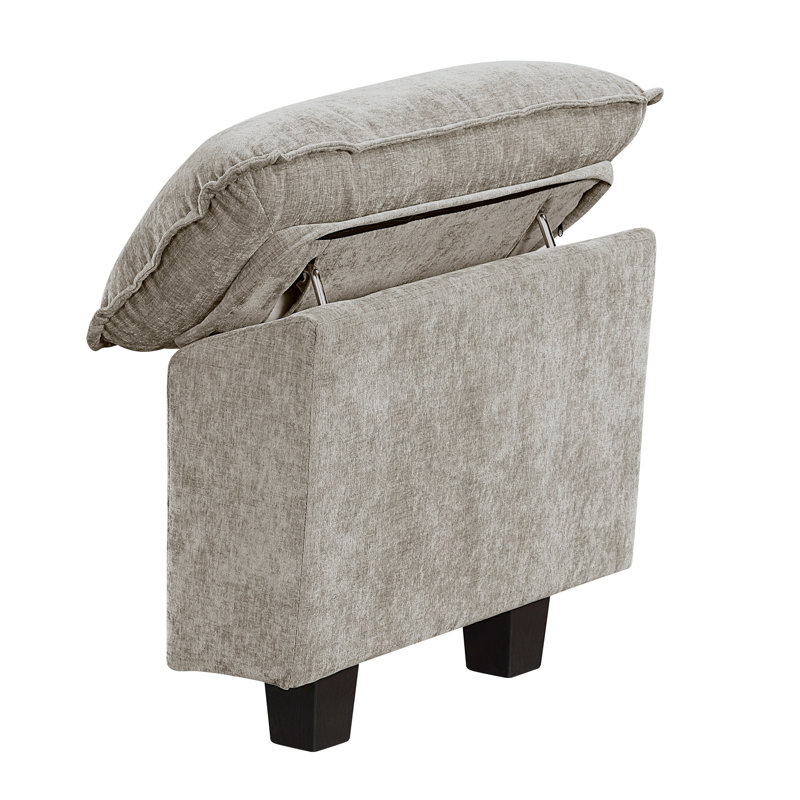 Moderne, modulaire 6, modulaire, revêtement en chenille, bois, mousse haute, coussins ajustables, dossiers réversibles, housses de siège amovibles, pieds exposés, armature confortable en bois foncé 6, accoudoirs confortables