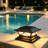 Solar Post Cap Lights (Set of 4) with 2 Color Modes, Waterproof Deck & Fence Lights for 4x4, 5x5, 6x6 Vinyl or Wood Posts