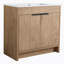 Meuble-lavabo sur pied simple 35,9 po Cithlaly