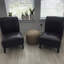 Fauteuil de chambre en cuir Pu