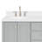 Cambridge 66.25'' Double Bathroom Vanity with Carrara Quartz Top-575148584