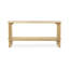 Kering Oak Wood Oval Console Table 