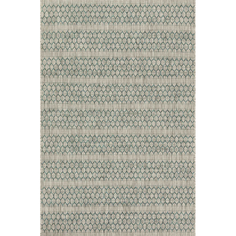 Tapis gris/bleu foncé Isle