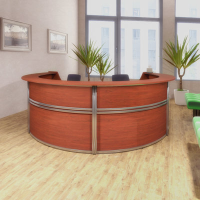 Neshelle Reception Curved Desk Workstation