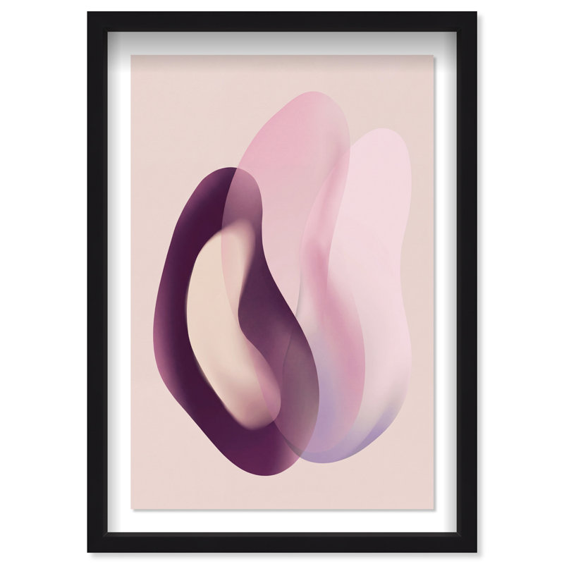 Soft Love Print by Oliver Gal, 16.5"H x 11.5"W, Black Shadowbox