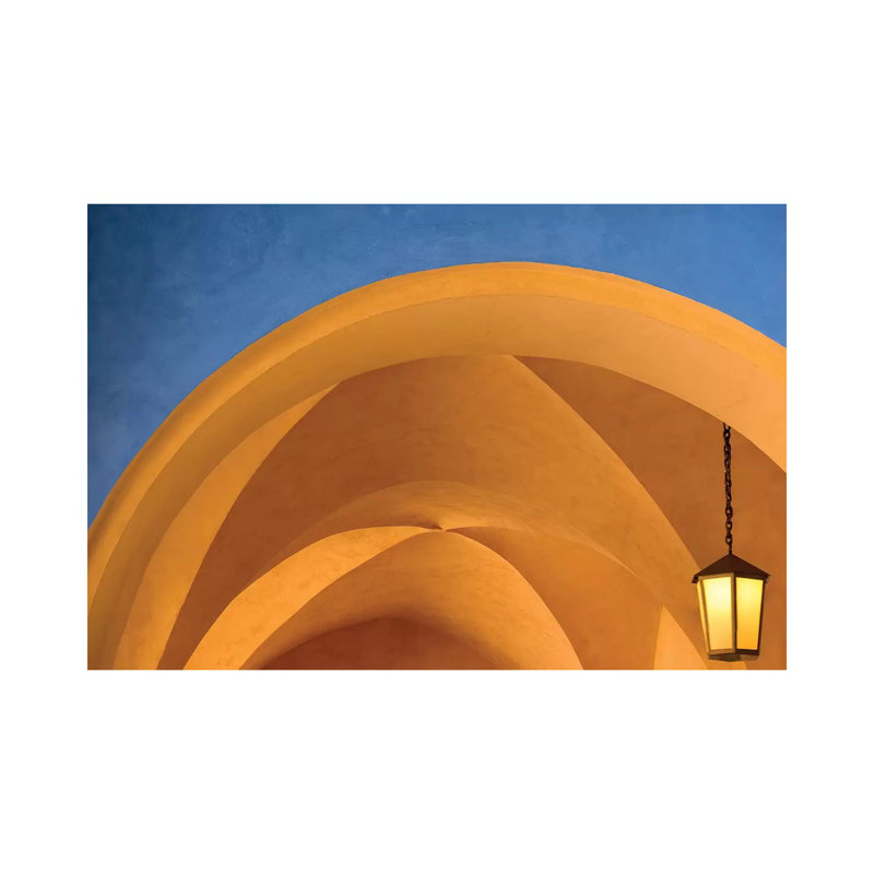 Czech Republic, Prague. Building Arches And Lamp. by Jaynes Gallery - Wrapped Canvas Print, 66.04 cm H x 45.72 cm W