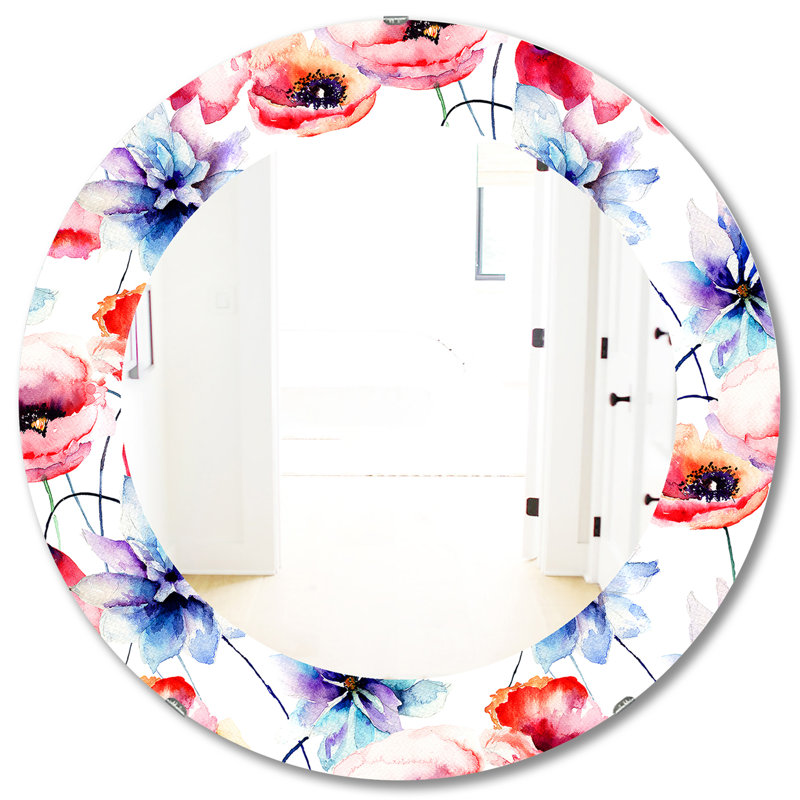 Miroir mural Blossom 18, H 31,5 po x l po