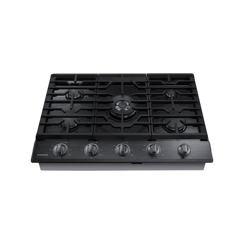 Brûleur à gaz 30 po 19K BTU, Acier inoxydable noir