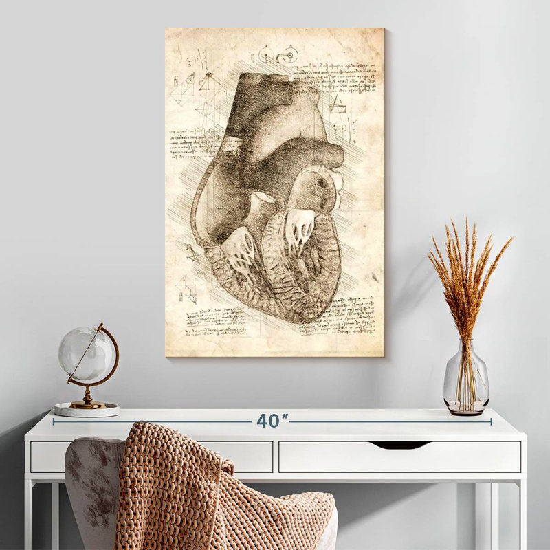 Keiri Human Heart Inside View, 30" H x 20" W